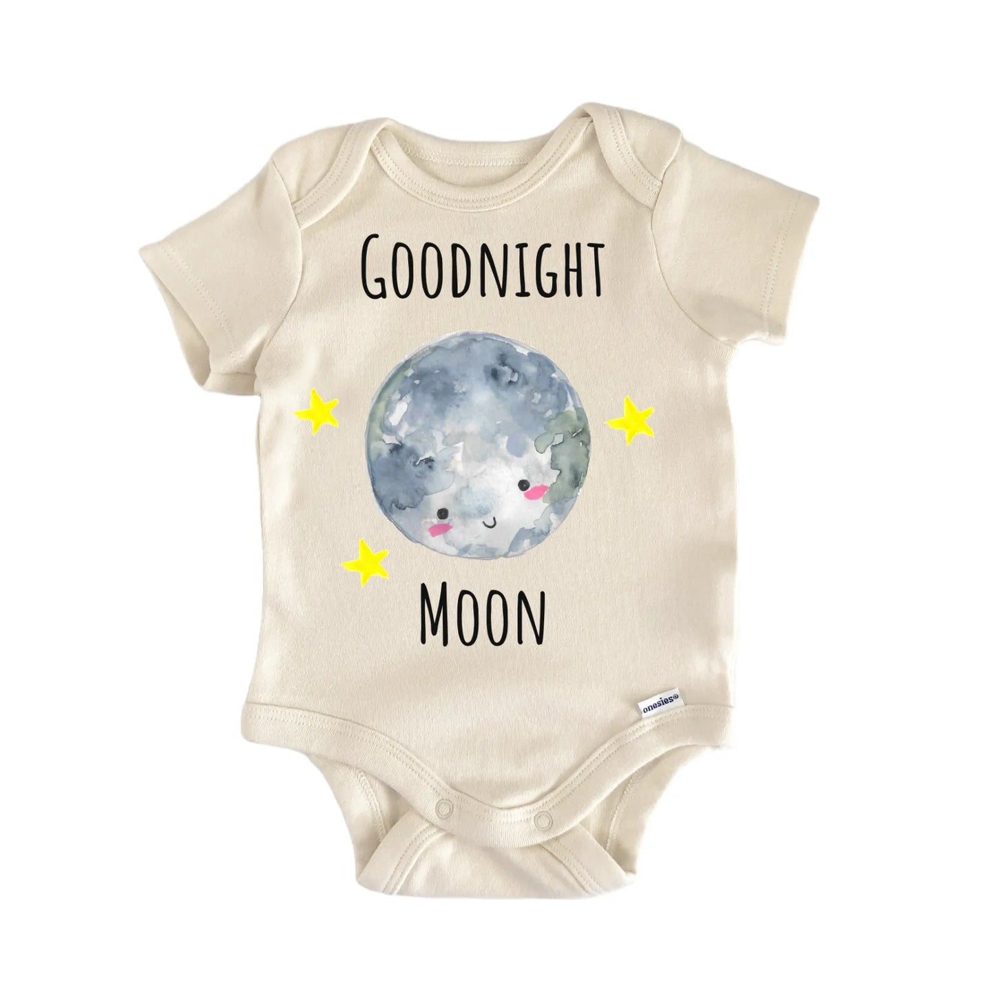 Full Moon Night Stars Newborn Gift Baby Bodysuit