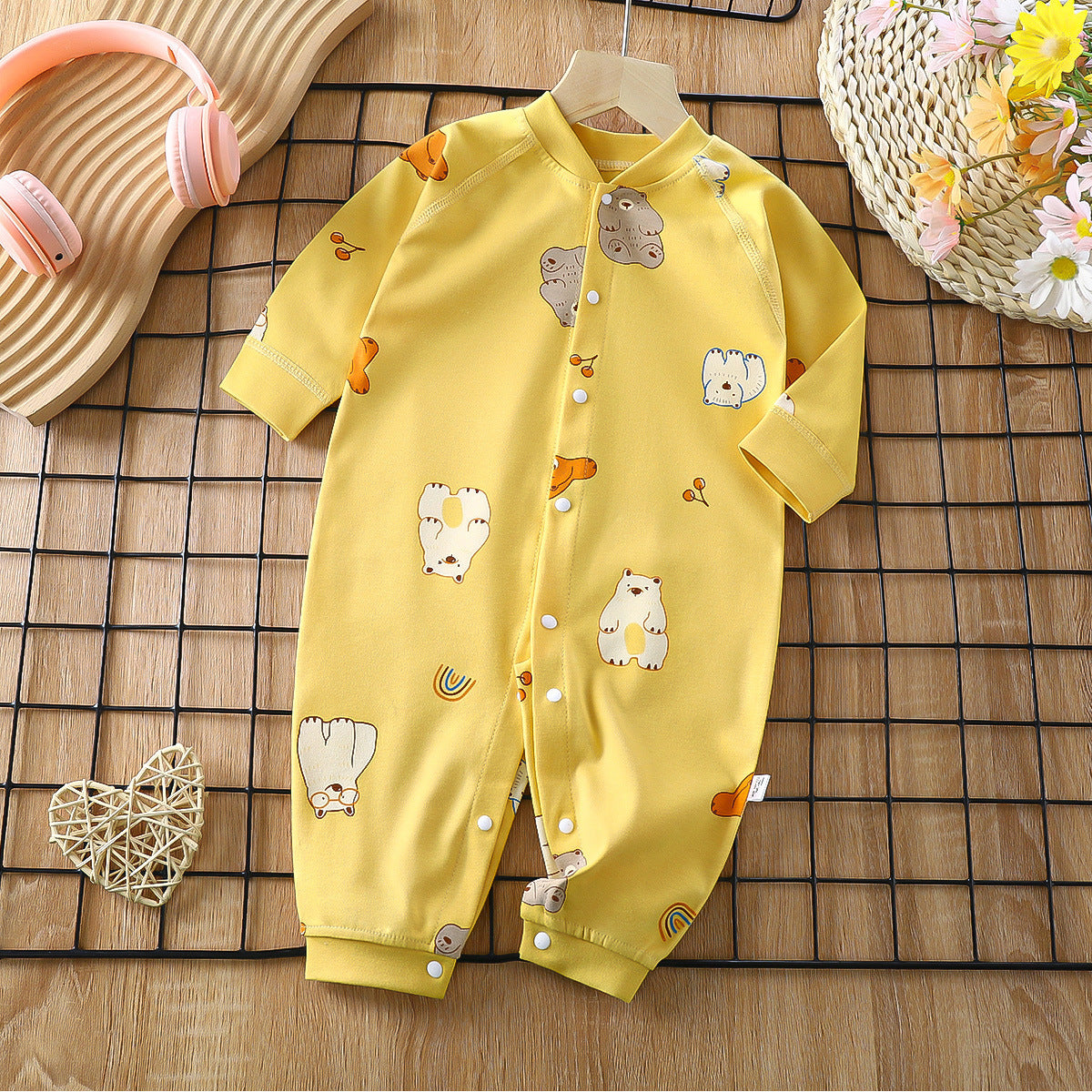 Baby Cotton Bottoming Jumpsuit