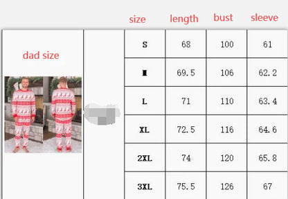 Christmas Pajamas Fall Family Set - # BOAA12710003