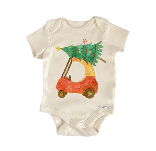 Christmas Tree Coupe Newborn Baby Onesie® Onesie®