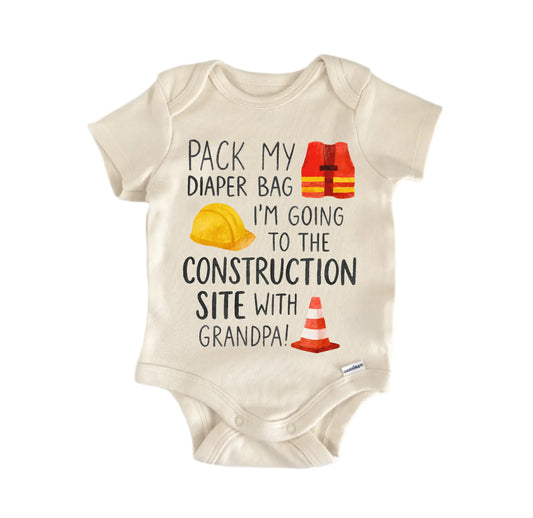 Construction Site Grandpa Newborn Baby Onesie® Onesie®