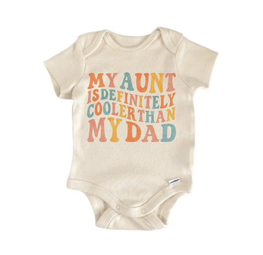 Cool Aunt Retro Newborn Baby Onesie® Onesie®