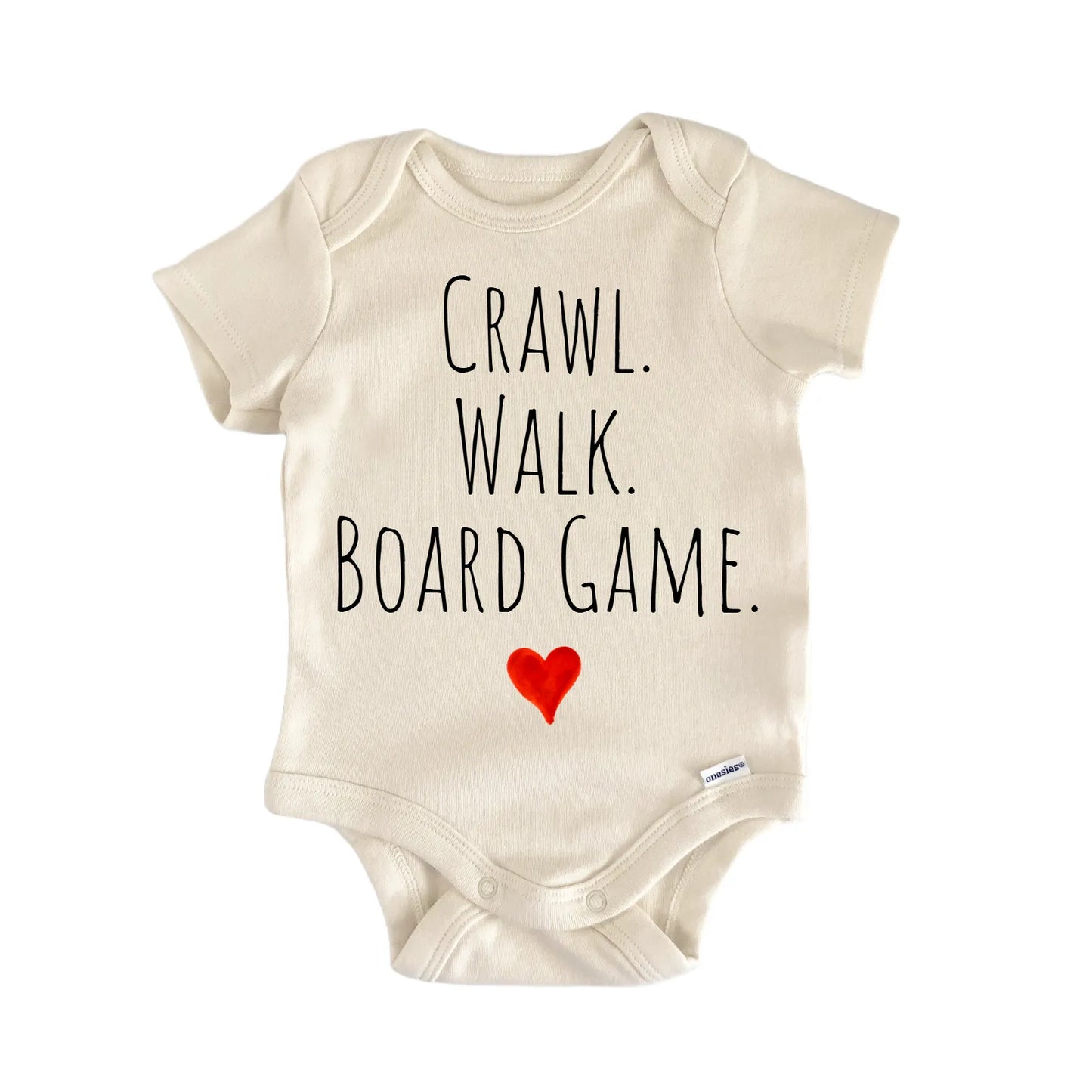 Crawl Walk Board Game Newborn Baby Onesie® Onesie®