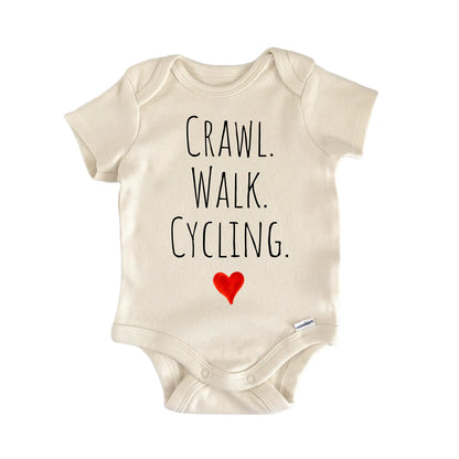 Crawl Walk Cycling Newborn Baby Onesie® Onesie®