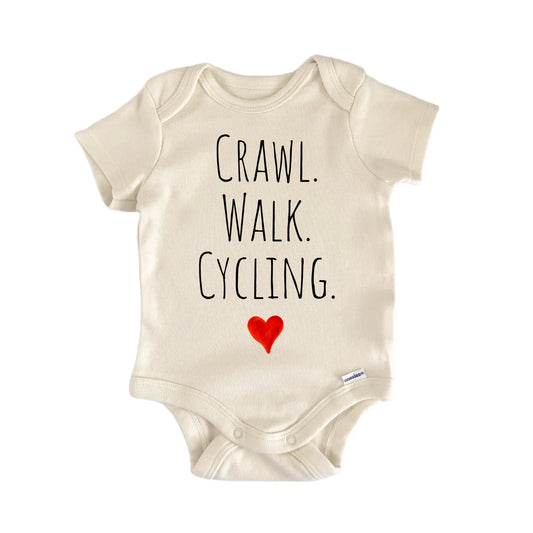 Crawl Walk Cycling Newborn Baby Onesie® Onesie®