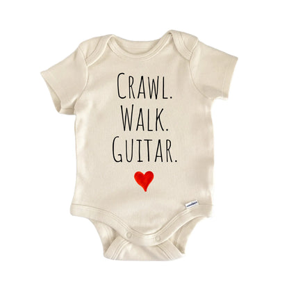 Crawl Walk Guitar Newborn Baby Onesie® Onesie®