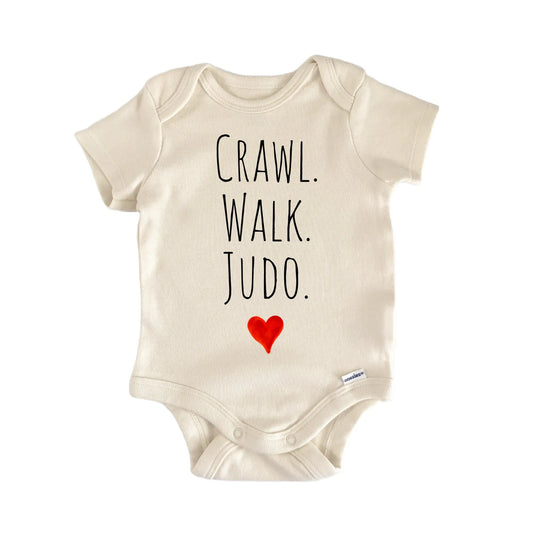 Crawl Walk Judo Newborn Baby Onesie® Onesie®