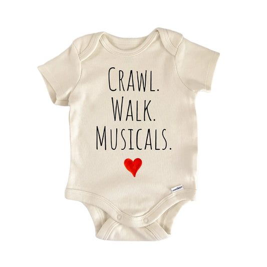 Crawl Walk Musicals Newborn Baby Onesie® Onesie®