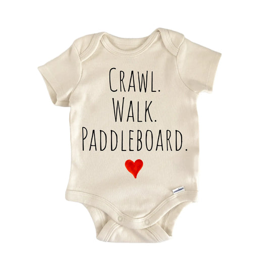 Crawl Walk Paddleboard Newborn Baby Onesie® Onesie®