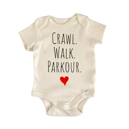 Crawl Walk Parkour Newborn Baby Onesie® Onesie®