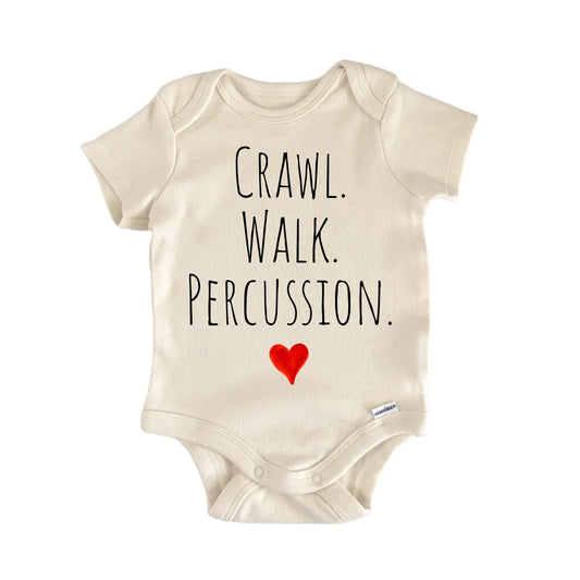 Crawl Walk Percussion Newborn Baby Onesie® Onesie®