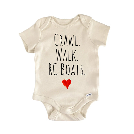 Crawl Walk Rc Boats Newborn Baby Onesie® Onesie®