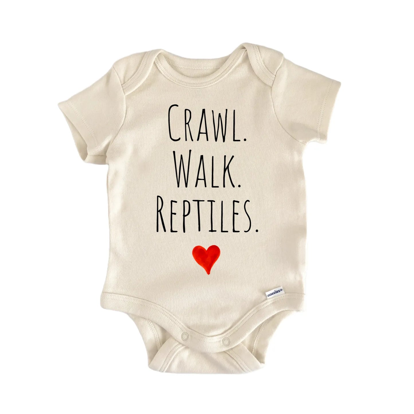 Crawl Walk Reptiles Newborn Baby Onesie® Onesie®