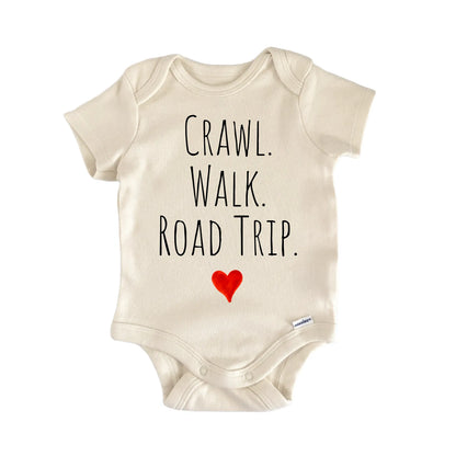 Crawl Walk Road Trip Newborn Baby Onesie® Onesie®