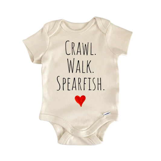 Crawl Walk Spearfish Newborn Baby Onesie® Onesie®