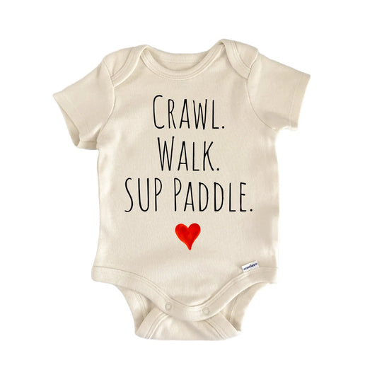 Crawl Walk Sup Paddle Newborn Baby Onesie® Onesie®