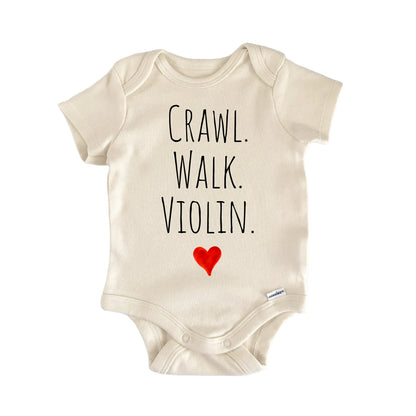 Crawl Walk Violin Newborn Baby Onesie® Onesie®