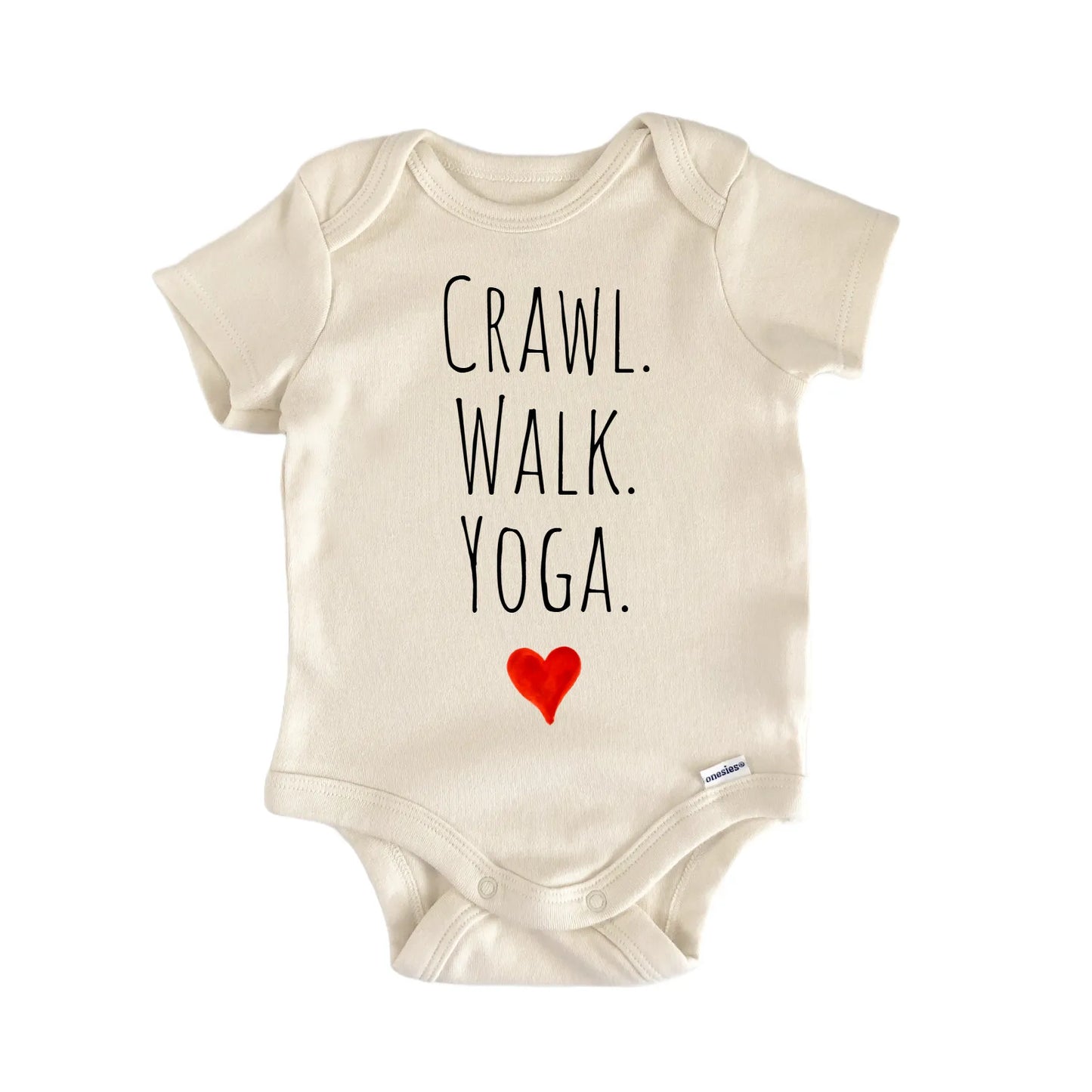 Crawl Walk Yoga Newborn Baby Onesie® Onesie®