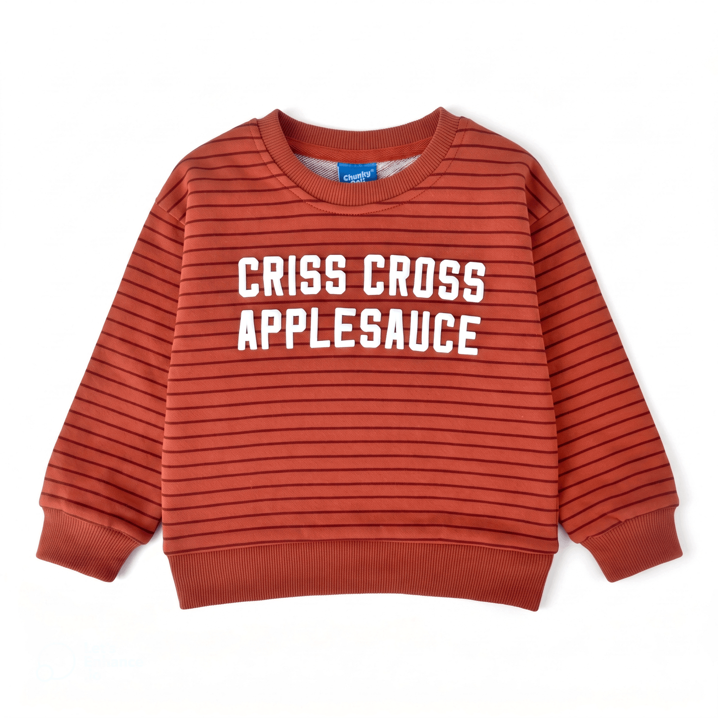 Criss Cross Applesauce Kids Crewneck Sweater