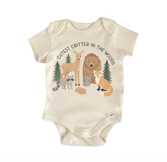 Critter Woods Woodland Newborn Baby Onesie® Onesie®