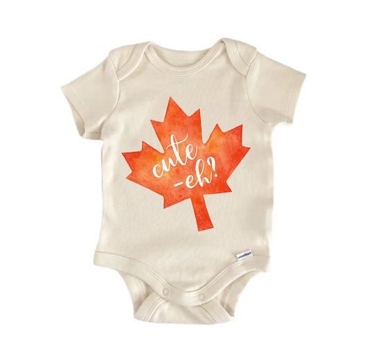 Cute Eh Canada Canadian Newborn Baby Onesie® Onesie®