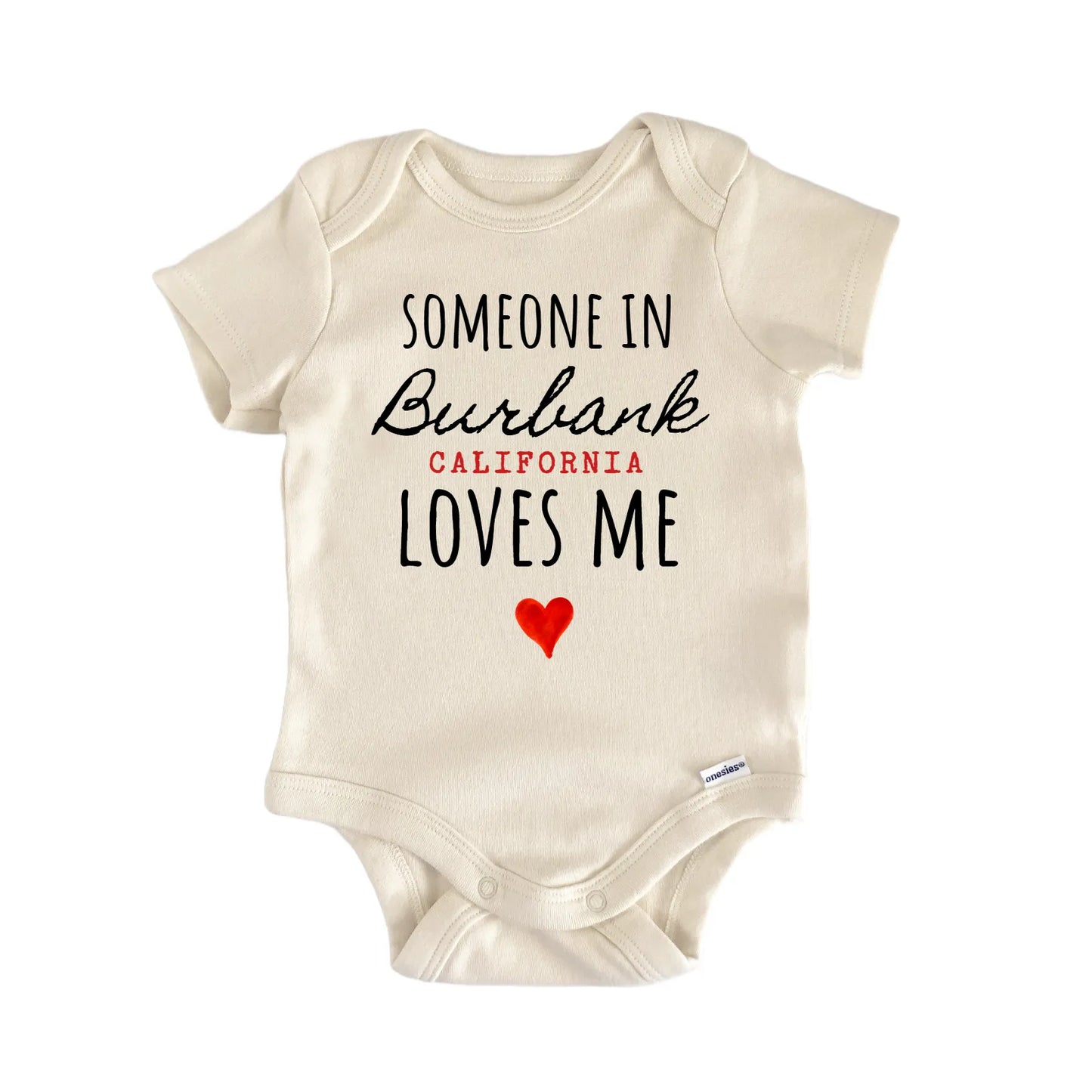 Burbank California Baby Gift Baby Bodysuit