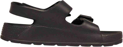 Norty 2-Strap Slide Sandal for Kids - Black Strap