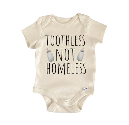 Toothless Not Homeless Newborn Baby Onesie® Onesie®