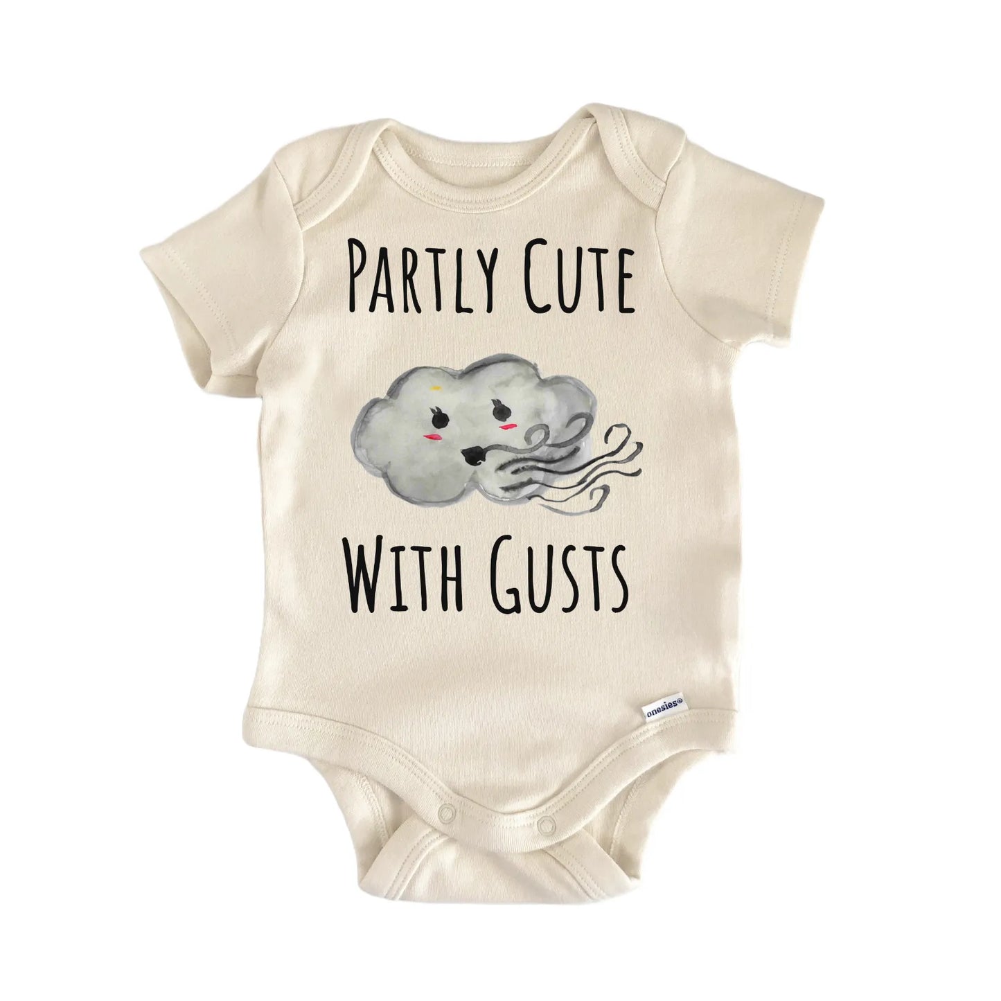 Weather Meteorology Wind Cloud Baby Gift Baby Bodysuit