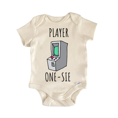 Player 1 Arcade Gaming Baby Gift Baby Bodysuit