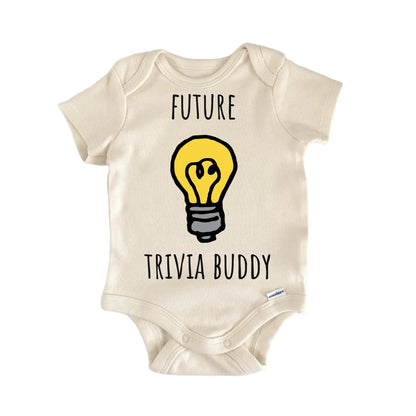 Trivia Buddy Game Night Lightbulb Baby Gift Baby Bodysuit