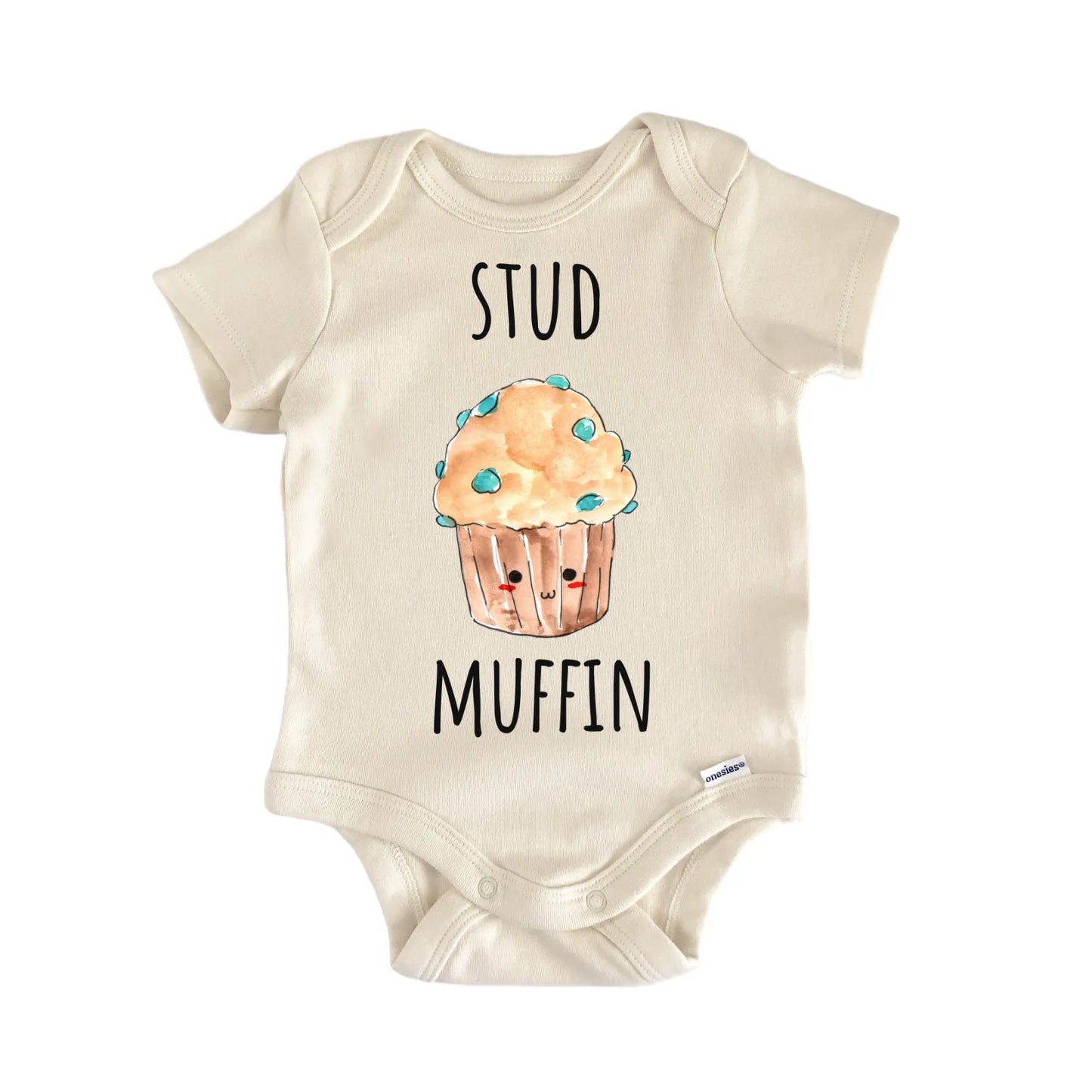 Stud Blueberry Muffin Bakery Baby Gift Baby Bodysuit
