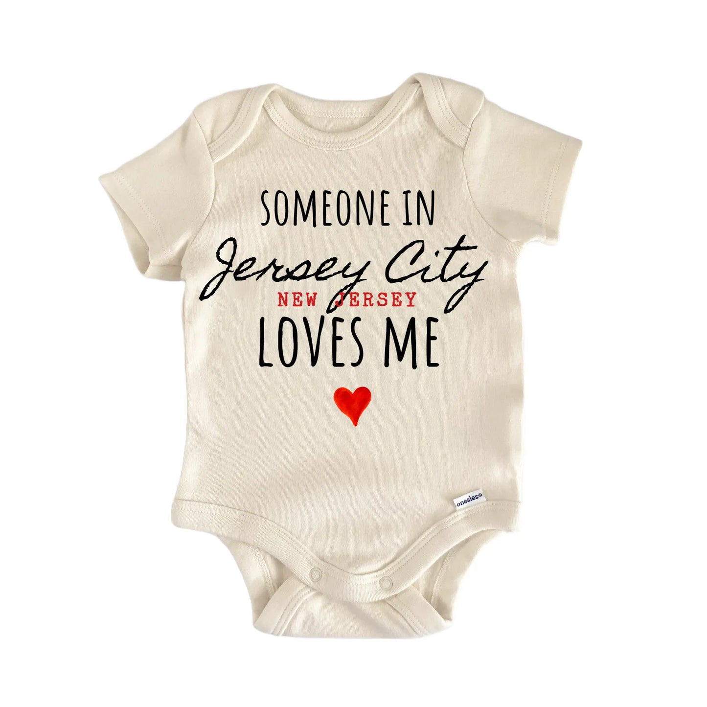Jersey City New Jersey Baby Gift Baby Bodysuit