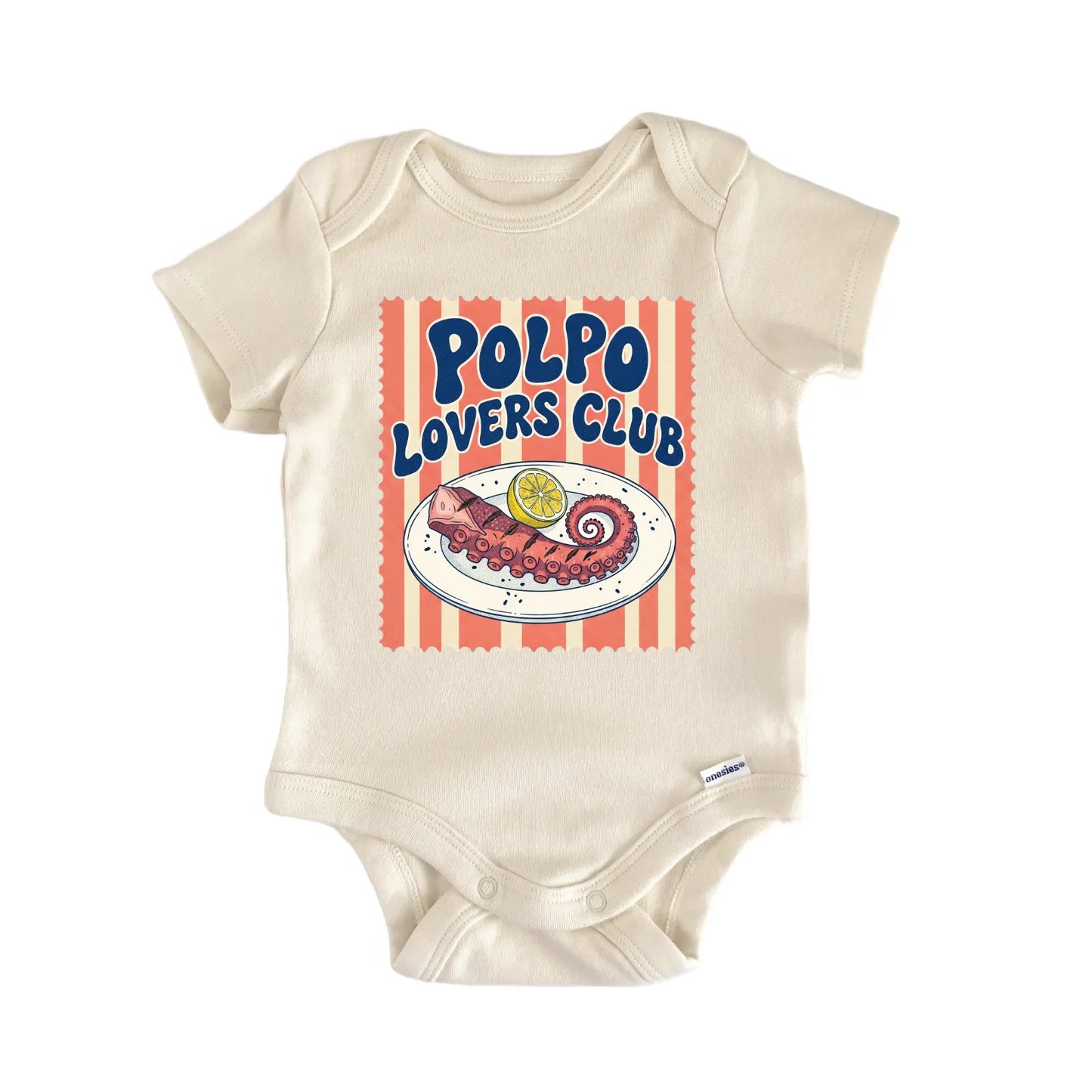 Polpo Octopus Squid Dolce Vita Newborn Gift Baby Bodysuit