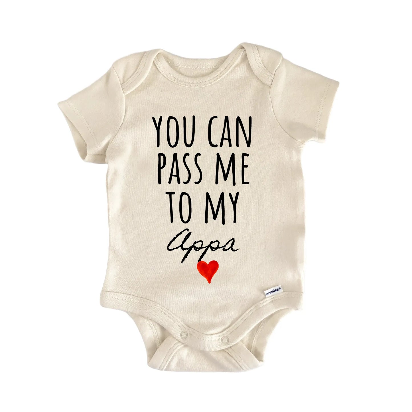 Appa Announcement Baby Gift Baby Bodysuit