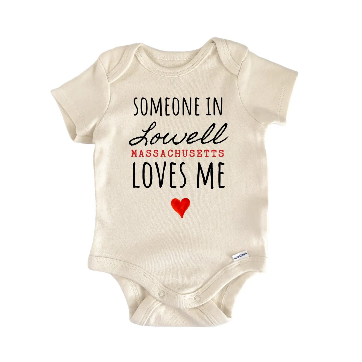 Lowell Massachusetts Baby Gift Baby Bodysuit