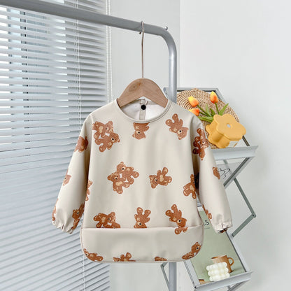 New Children's Waterproof Inside-out Wear Anti-dirty Overclothes