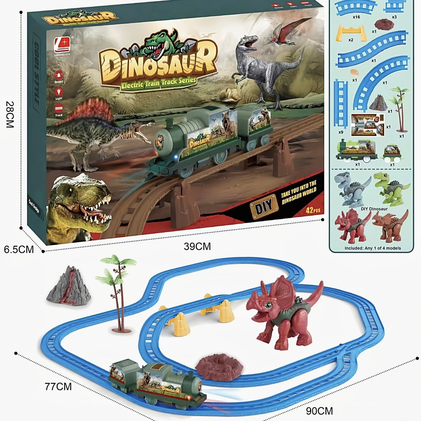 Small Train Toy Retro Children