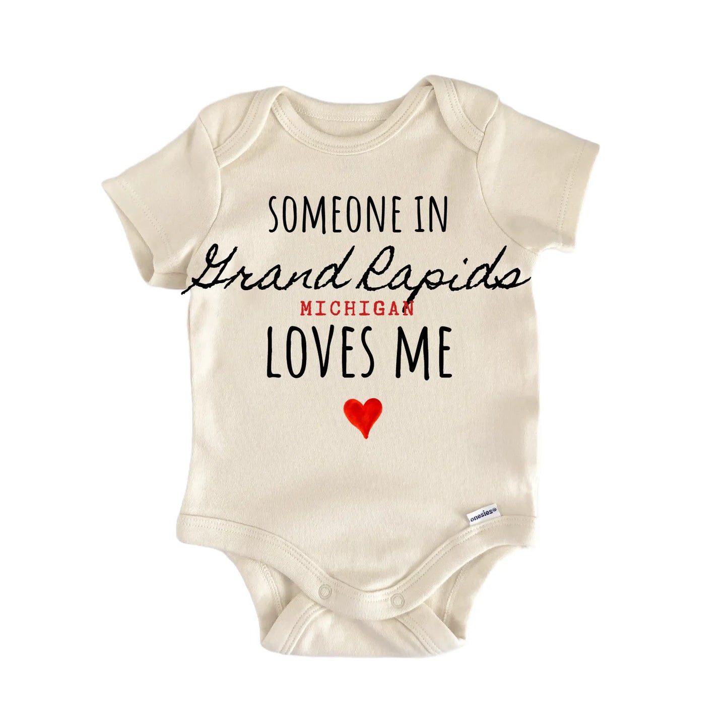 Grand Rapids Michigan Baby Gift Baby Bodysuit