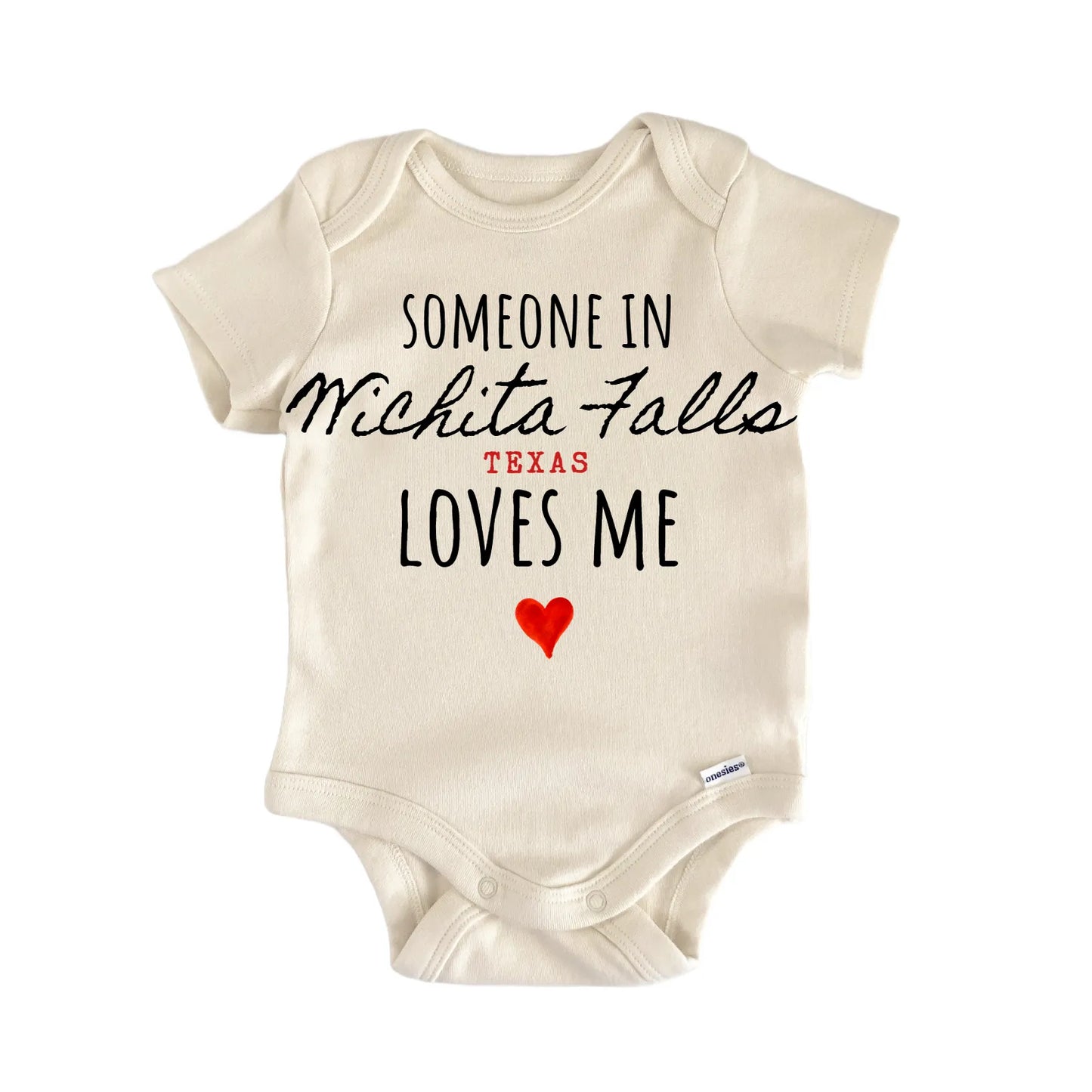 Wichita Falls Texas Baby Gift Baby Bodysuit