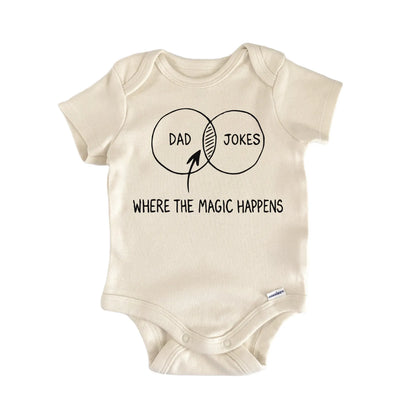 Dad Jokes Fathers Day Newborn Baby Onesie® Onesie®