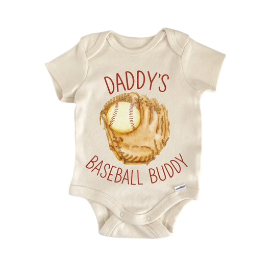 Daddy Baseball Buddy Newborn Baby Onesie® Onesie®