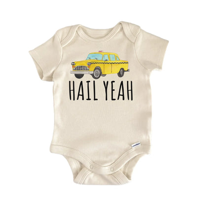 New York City Taxi Cab Newborn Gift Baby Bodysuit