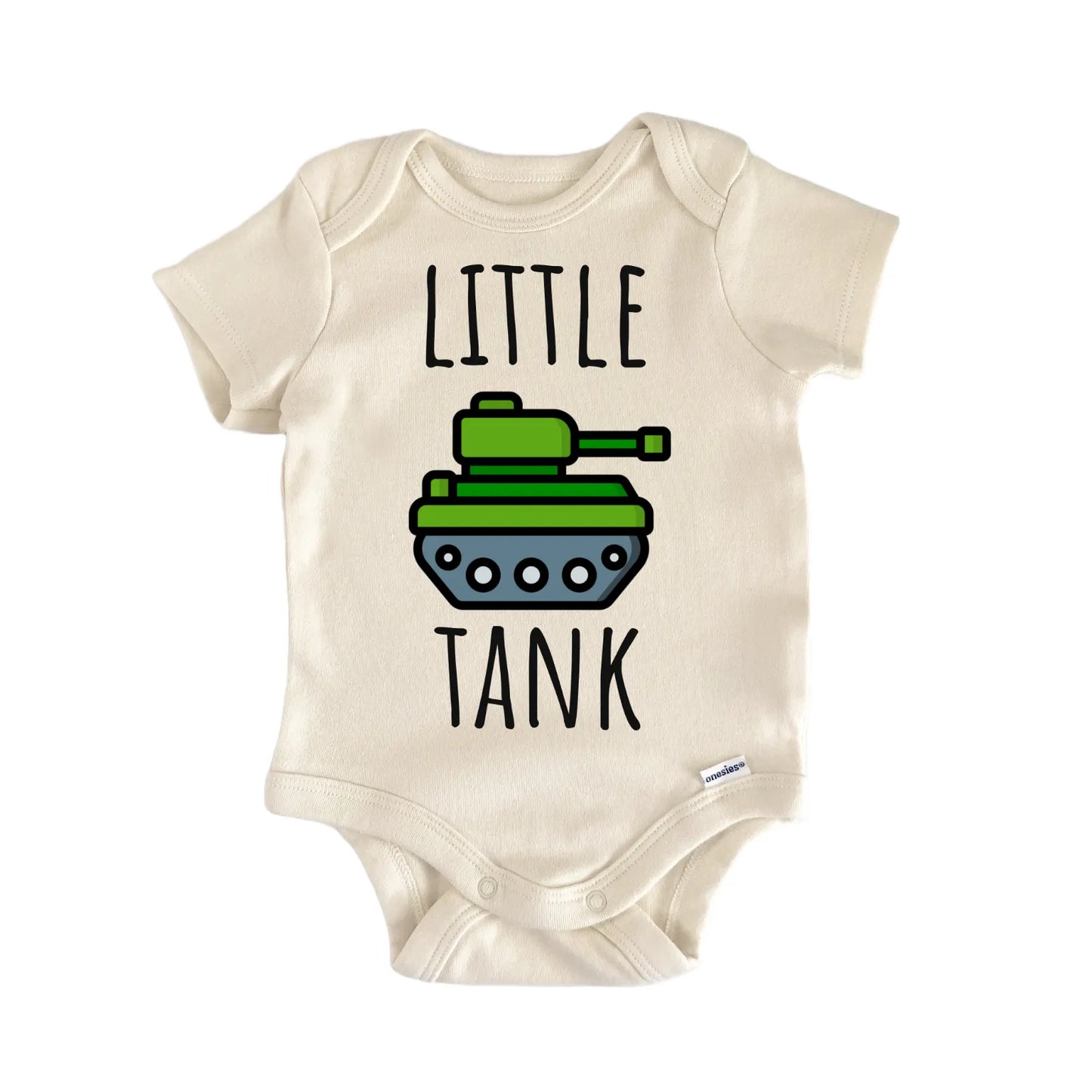 Little Tank Military Baby Gift Baby Bodysuit
