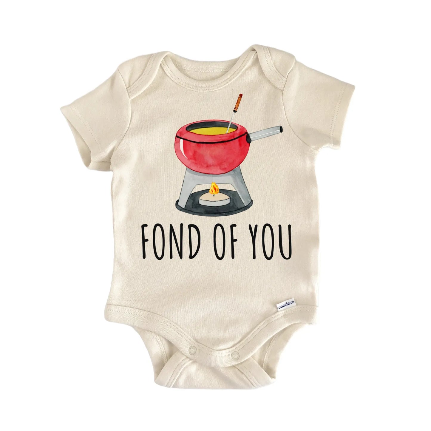 Fondue Cheese Lover Baby Gift Baby Bodysuit