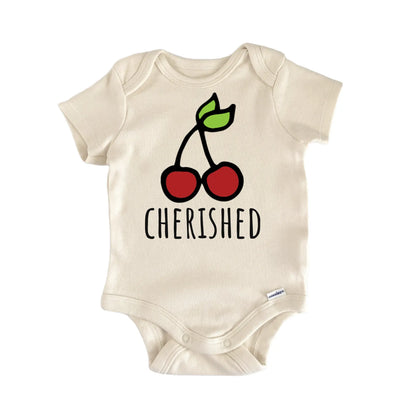 Cherished Cherry Fruit Baby Gift Baby Bodysuit