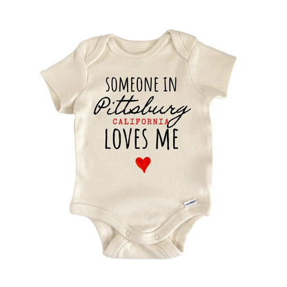 Pittsburg California Baby Gift Baby Bodysuit