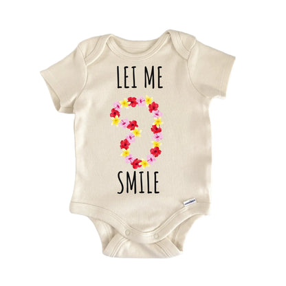 Hawaiian Lei Aloha Baby Gift Baby Bodysuit