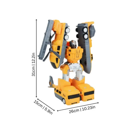 DIY Magnetic Engineering Vehicle & Robot Toy for Kids - # BOT&G52710006