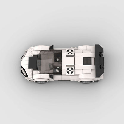 Built-up Block Series 8-grid Racing Model
